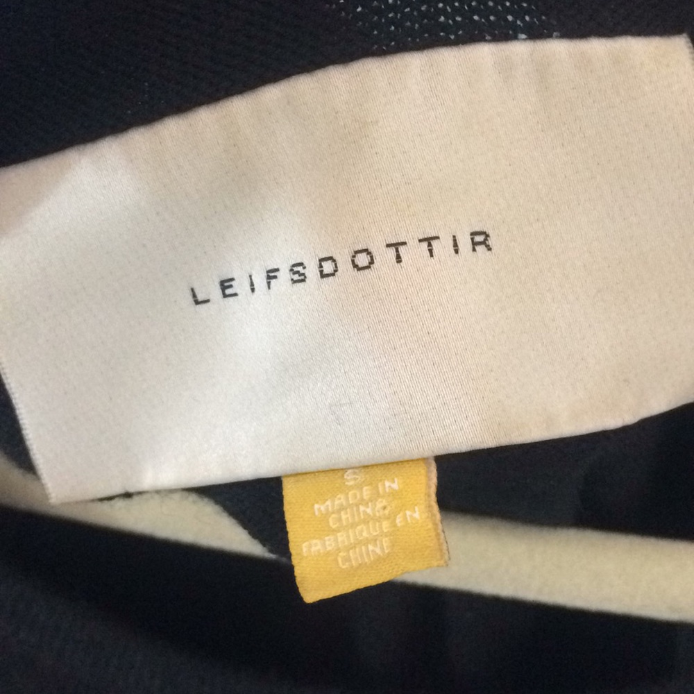 Leifsdottir Black & White Knit Sheath Dress - Picture 4 of 4